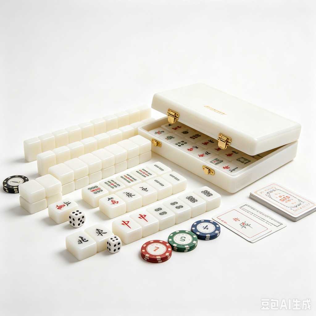 luggage portable mahjong tiles
